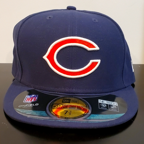 CHICAGO BEARS NEW ERA FITTED 7 3/8 NWT! - Picture 1 of 3